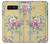 S2229 Vintage Flowers Etui Coque Housse pour Note 8 Samsung Galaxy Note8