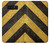 S2231 Yellow and Black Line Hazard Striped Etui Coque Housse pour Note 8 Samsung Galaxy Note8