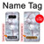 S2316 Bleu foncé Marbre Texture graphique Imprimer Etui Coque Housse pour Note 8 Samsung Galaxy Note8