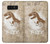 S2372 T-Rex Jurassic Fossil Etui Coque Housse pour Note 8 Samsung Galaxy Note8
