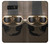 S2645 Vintage Brown Goggles Motorcycle Helmet Etui Coque Housse pour Note 8 Samsung Galaxy Note8