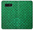 S2704 Green Fish Scale Pattern Graphic Etui Coque Housse pour Note 8 Samsung Galaxy Note8