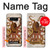 S2801 millésimé Poulpe Etui Coque Housse pour Note 8 Samsung Galaxy Note8