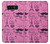 S2885 Paris Pink Etui Coque Housse pour Note 8 Samsung Galaxy Note8