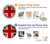 S2894 Drapeau britannique millésimé Etui Coque Housse pour Note 8 Samsung Galaxy Note8