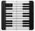 S3078 Black and White Piano Keyboard Etui Coque Housse pour Note 8 Samsung Galaxy Note8
