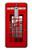 S0058 British Red Telephone Box Etui Coque Housse pour Nokia 5