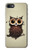 S0360 Coffee Owl Etui Coque Housse pour iPhone 7, iPhone 8