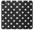S2299 Black Polka Dots Etui Coque Housse pour iPhone 7, iPhone 8