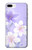 S2361 Purple White Flowers Etui Coque Housse pour iPhone 7 Plus, iPhone 8 Plus