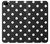 S2299 Black Polka Dots Etui Coque Housse pour iPhone 5 5S SE