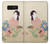S0889 Japan Art Kimono Etui Coque Housse pour Note 8 Samsung Galaxy Note8