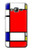 S0157 Composition Red Blue Yellow Etui Coque Housse pour Samsung Galaxy J3 (2016)