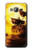 S0841 Pirates Black Pearl Etui Coque Housse pour Samsung Galaxy J3 (2016)