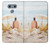 S1425 Seashells on The Beach Etui Coque Housse pour LG G6