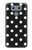 S2299 Black Polka Dots Etui Coque Housse pour LG G6