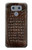 S2850 Brown Skin Alligator Graphic Printed Etui Coque Housse pour LG G6