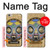 S0965 Masque africain Baluba Etui Coque Housse pour iPhone 6 6S
