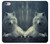 S1516 White Wolf Etui Coque Housse pour iPhone 6 6S