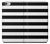 S1596 Black and White Striped Etui Coque Housse pour iPhone 6 6S