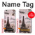 S2211 Carte postale de Paris Tour Eiffel Etui Coque Housse pour iPhone 6 6S