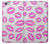 S2214 Pink Lips Kisses Etui Coque Housse pour iPhone 6 6S