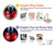 S2261 Homme d'affaires Noir Costume avec des gants de boxe Etui Coque Housse pour iPhone 6 6S