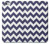 S2345 Navy Blue Shavron Zig Zag Pattern Etui Coque Housse pour iPhone 6 6S