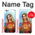 S2420 La Vierge Marie Santa Maria Etui Coque Housse pour iPhone 6 6S