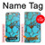 S2685 Aqua Turquoise imprimé graphique Gemme Etui Coque Housse pour iPhone 6 6S
