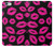 S2933 Pink Lips Kisses on Black Etui Coque Housse pour iPhone 6 6S