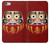 S3023 Japan Good Luck Daruma Doll Etui Coque Housse pour iPhone 6 6S