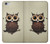 S0360 Coffee Owl Etui Coque Housse pour iPhone 6 6S