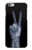 S3101 X-ray Peace Sign Fingers Etui Coque Housse pour iPhone 6 6S