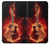 S0415 Fire Guitar Burn Etui Coque Housse pour iPhone 6 Plus, 6S Plus
