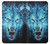 S0752 Blue Fire Grim Wolf Etui Coque Housse pour iPhone 6 Plus, 6S Plus