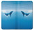 S0843 Blue Whale Etui Coque Housse pour iPhone 6 Plus, 6S Plus
