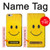 S1146 Sourire Soleil Jaune Etui Coque Housse pour iPhone 6 Plus, 6S Plus