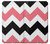 S1849 Pink Black Chevron Zigzag Etui Coque Housse pour iPhone 6 Plus, 6S Plus