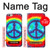 S1870 Tie Dye Paix Etui Coque Housse pour iPhone 6 Plus, 6S Plus