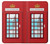 S2059 England British Telephone Box Minimalist Etui Coque Housse pour iPhone 6 Plus, 6S Plus