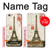 S2108 Tour Eiffel de Paris Carte postale Etui Coque Housse pour iPhone 6 Plus, 6S Plus