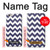 S2345 Marine Bleu Shavron Zig zag Etui Coque Housse pour iPhone 6 Plus, 6S Plus