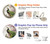 S2773 Paon Peinture brosse chinoise Etui Coque Housse pour iPhone 6 Plus, 6S Plus
