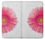 S3044 Vintage Pink Gerbera Daisy Etui Coque Housse pour iPhone 6 Plus, 6S Plus