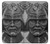 S1827 Japan Samurai Helmet Etui Coque Housse pour iPhone 6 Plus, 6S Plus