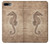 S3214 Seahorse Old Paper Etui Coque Housse pour iPhone 7 Plus, iPhone 8 Plus