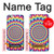 S3162 psychédélique coloré Etui Coque Housse pour iPhone 6 6S