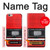 S3204 Rouge Cassette Recorder graphique Etui Coque Housse pour iPhone 6 6S