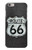 S3207 Route 66 Sign Etui Coque Housse pour iPhone 6 6S